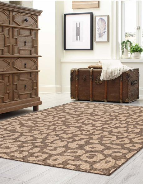 Brown 2' 2 x 3' 1 Dunes Rectangle Area Rug 100% Polypropylene With Cotton Backing Carpet for Living, Dining, Office, Dorms, Bedrooms for Sale at Rug Engine