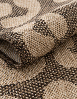 Brown 7' 1 x 10' Dunes Rectangle Area Rug 100% Polypropylene With Cotton Backing Carpet for Living, Dining, Office, Dorms, Bedrooms for Sale at Rug Engine
