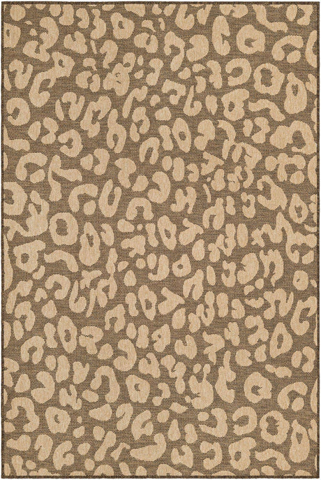 Brown 5' 3 x 8' Dunes Rectangle Area Rug 100% Polypropylene With Cotton Backing Carpet for Living, Dining, Office, Dorms, Bedrooms for Sale at Rug Engine