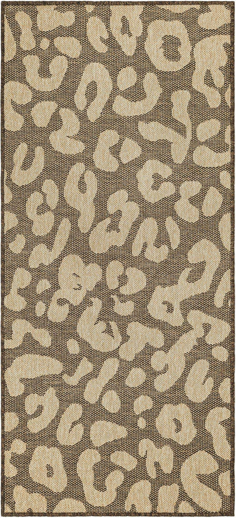 Brown 2' 7 x 6' 1 Dunes Runner Area Rug 100% Polypropylene With Cotton Backing Carpet for Living, Dining, Office, Dorms, Bedrooms for Sale at Rug Engine