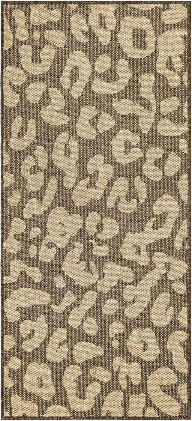 Brown 2' 7 x 6' 1 Dunes Runner Area Rug 100% Polypropylene With Cotton Backing Carpet for Living, Dining, Office, Dorms, Bedrooms for Sale at Rug Engine