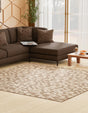 Brown 10' x 10' Dunes Square Area Rug 100% Polypropylene With Cotton Backing Carpet for Living, Dining, Office, Dorms, Bedrooms for Sale at Rug Engine