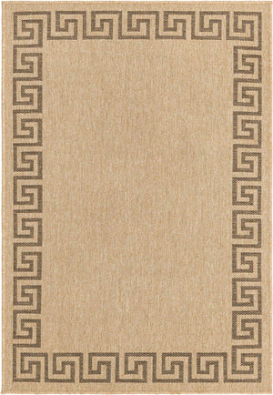 Natural 4' 3 x 6' 1 Dunes Rectangle Area Rug 100% Polypropylene With Cotton Backing Carpet for Living, Dining, Office, Dorms, Bedrooms for Sale at Rug Engine