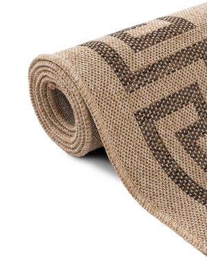 Natural 8' x 10' Dunes Rectangle Area Rug 100% Polypropylene With Cotton Backing Carpet for Living, Dining, Office, Dorms, Bedrooms for Sale at Rug Engine