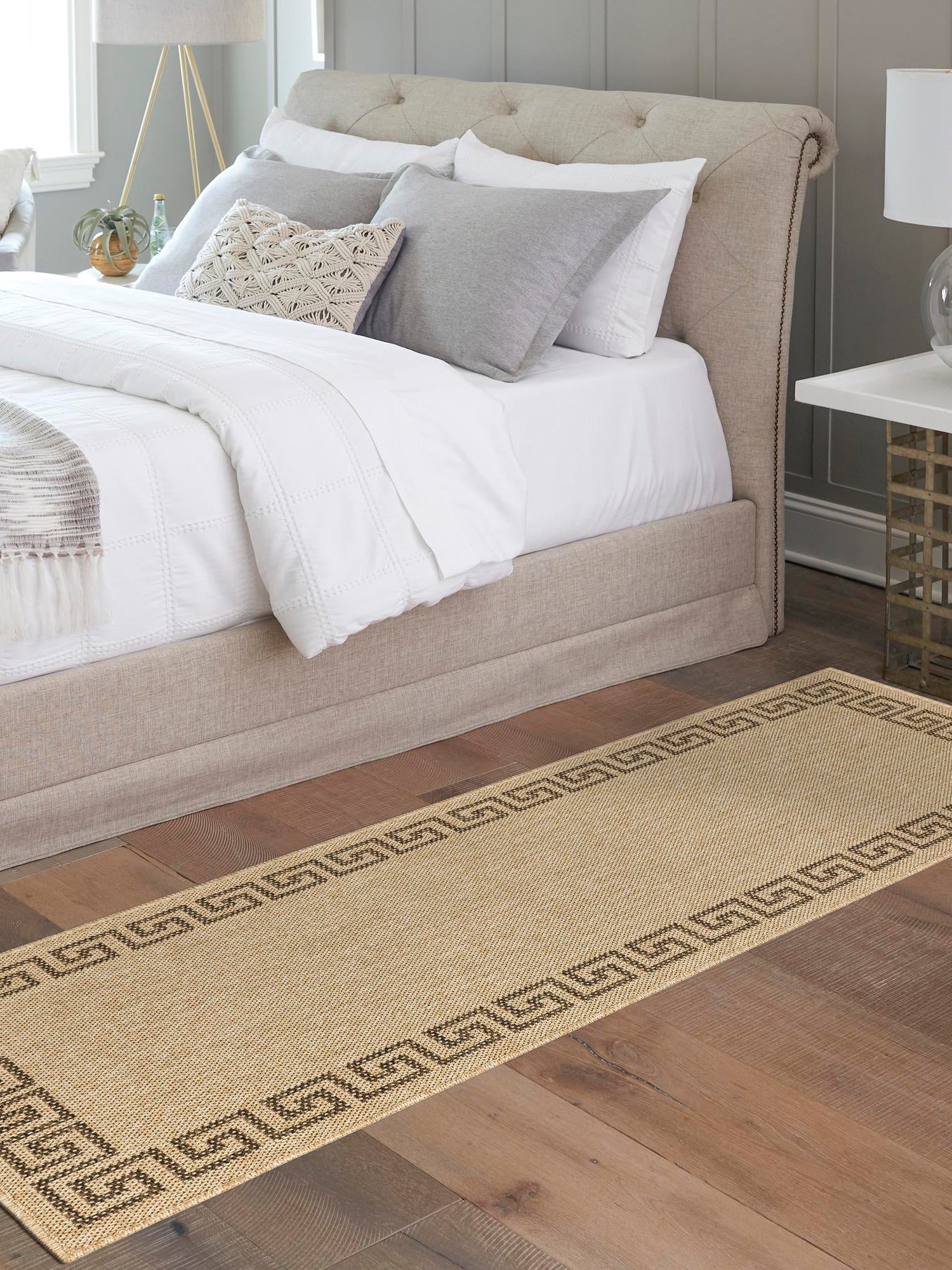 Natural 2' 9 x 6' 1 Dunes Runner Area Rug 100% Polypropylene With Cotton Backing Carpet for Living, Dining, Office, Dorms, Bedrooms for Sale at Rug Engine