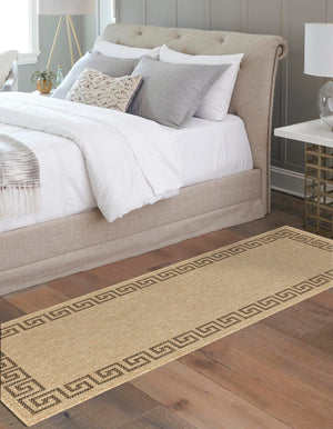 Natural 2' 9 x 6' 1 Dunes Runner Area Rug 100% Polypropylene With Cotton Backing Carpet for Living, Dining, Office, Dorms, Bedrooms for Sale at Rug Engine