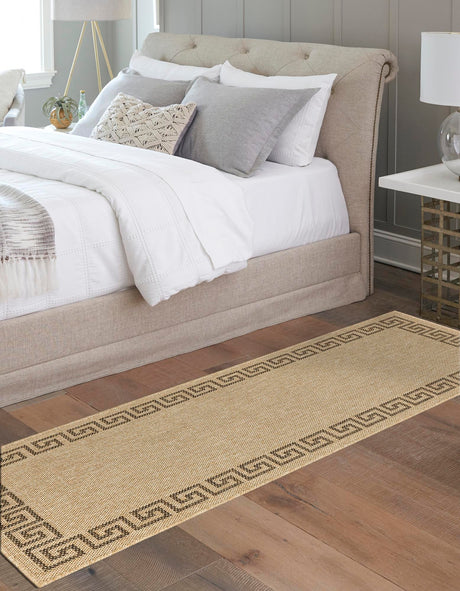 Natural 2' 9 x 6' 1 Dunes Runner Area Rug 100% Polypropylene With Cotton Backing Carpet for Living, Dining, Office, Dorms, Bedrooms for Sale at Rug Engine