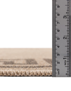 Natural 2' x 5' 3 Dunes Runner Area Rug 100% Polypropylene With Cotton Backing Carpet for Living, Dining, Office, Dorms, Bedrooms for Sale at Rug Engine
