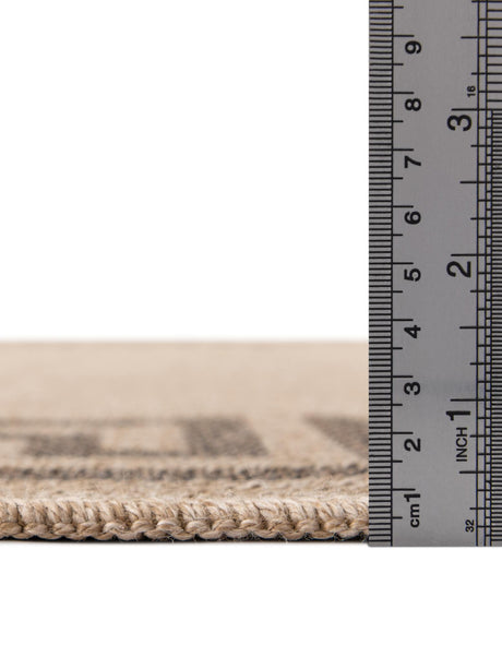 Natural 2' 9 x 12' Dunes Runner Area Rug 100% Polypropylene With Cotton Backing Carpet for Living, Dining, Office, Dorms, Bedrooms for Sale at Rug Engine