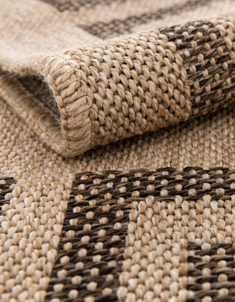 Natural 2' 9 x 8' Dunes Runner Area Rug 100% Polypropylene With Cotton Backing Carpet for Living, Dining, Office, Dorms, Bedrooms for Sale at Rug Engine