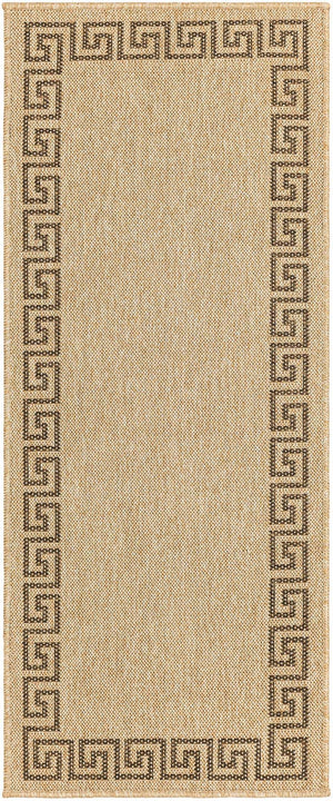 Natural 2' 9 x 6' 1 Dunes Runner Area Rug 100% Polypropylene With Cotton Backing Carpet for Living, Dining, Office, Dorms, Bedrooms for Sale at Rug Engine