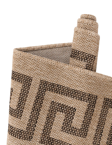 Natural 12' 2 x 12' 2 Dunes Square Area Rug 100% Polypropylene With Cotton Backing Carpet for Living, Dining, Office, Dorms, Bedrooms for Sale at Rug Engine