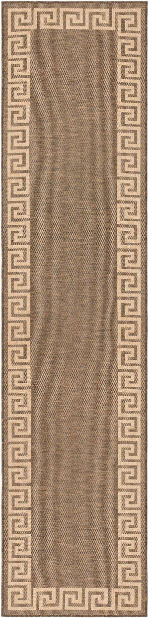 Brown 2' 9 x 12' Dunes Runner Area Rug 100% Polypropylene With Cotton Backing Carpet for Living, Dining, Office, Dorms, Bedrooms for Sale at Rug Engine