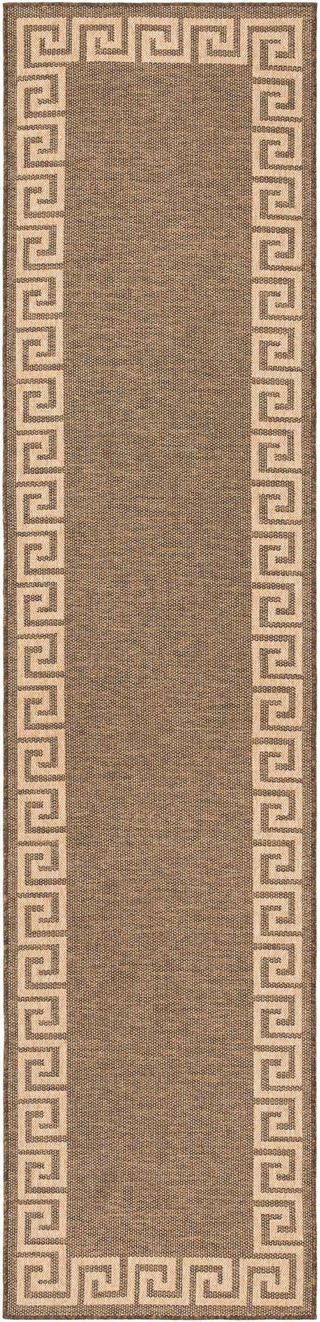 Brown 2' 9 x 12' Dunes Runner Area Rug 100% Polypropylene With Cotton Backing Carpet for Living, Dining, Office, Dorms, Bedrooms for Sale at Rug Engine