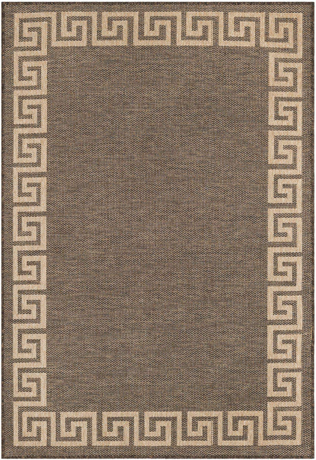 Brown 4' 3 x 6' 1 Dunes Rectangle Area Rug 100% Polypropylene With Cotton Backing Carpet for Living, Dining, Office, Dorms, Bedrooms for Sale at Rug Engine