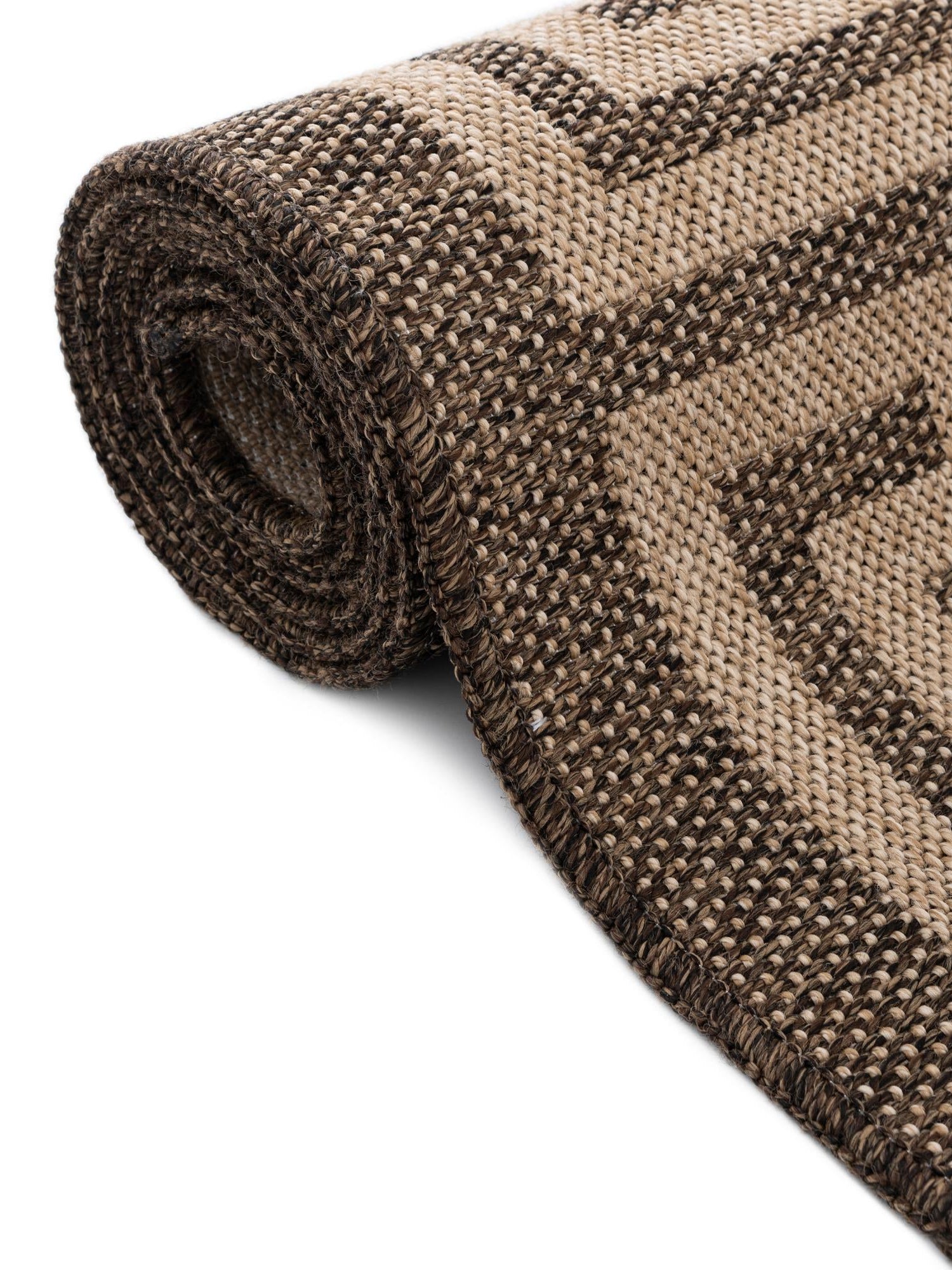 Brown 4' 3 x 6' 1 Dunes Rectangle Area Rug 100% Polypropylene With Cotton Backing Carpet for Living, Dining, Office, Dorms, Bedrooms for Sale at Rug Engine