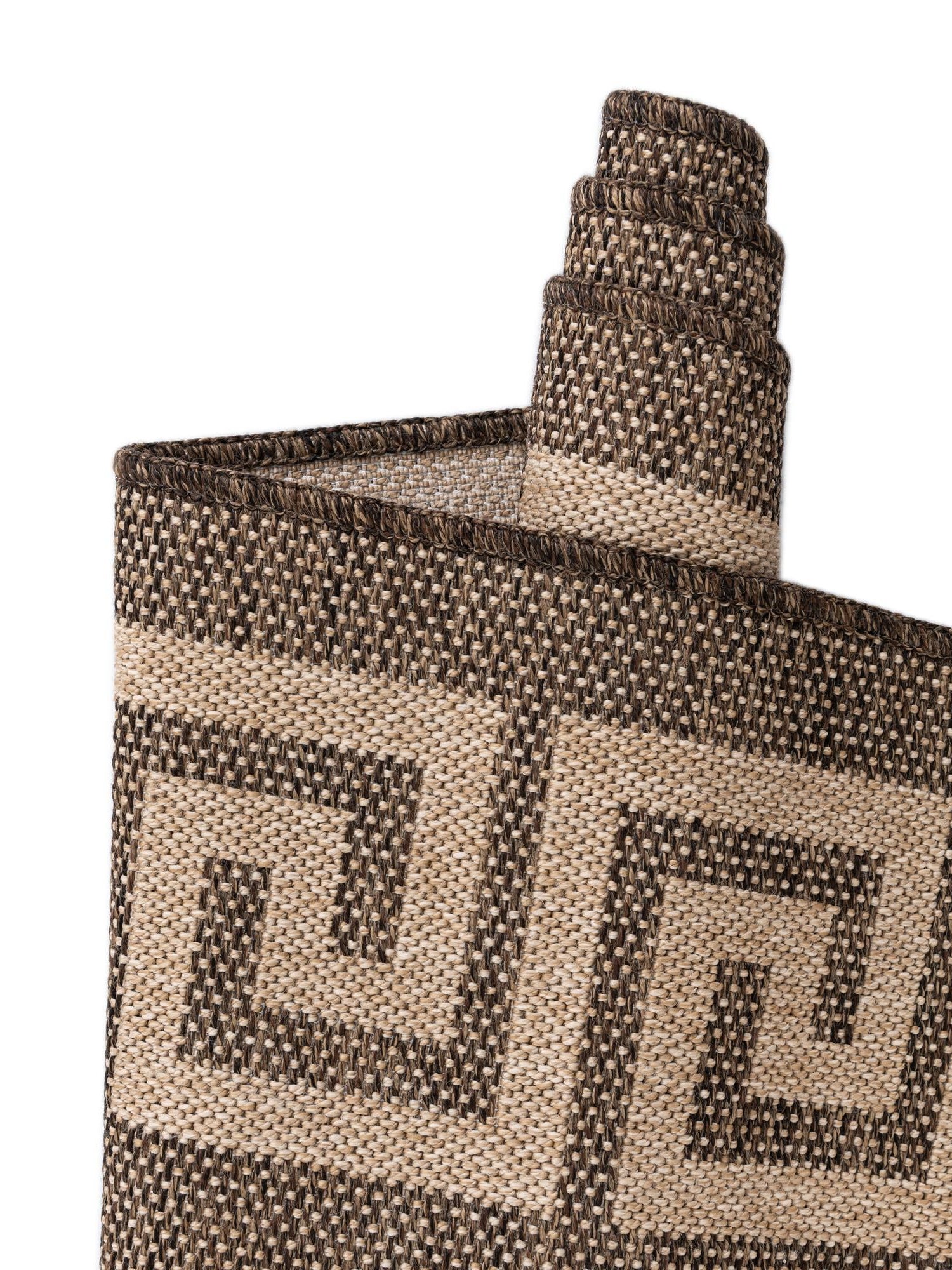 Brown 2' x 5' 3 Dunes Runner Area Rug 100% Polypropylene With Cotton Backing Carpet for Living, Dining, Office, Dorms, Bedrooms for Sale at Rug Engine