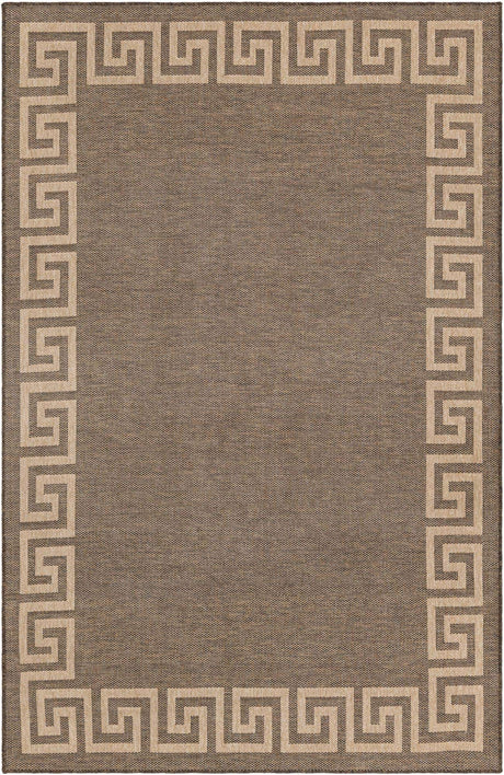 Brown 6' 3 x 9' Dunes Rectangle Area Rug 100% Polypropylene With Cotton Backing Carpet for Living, Dining, Office, Dorms, Bedrooms for Sale at Rug Engine