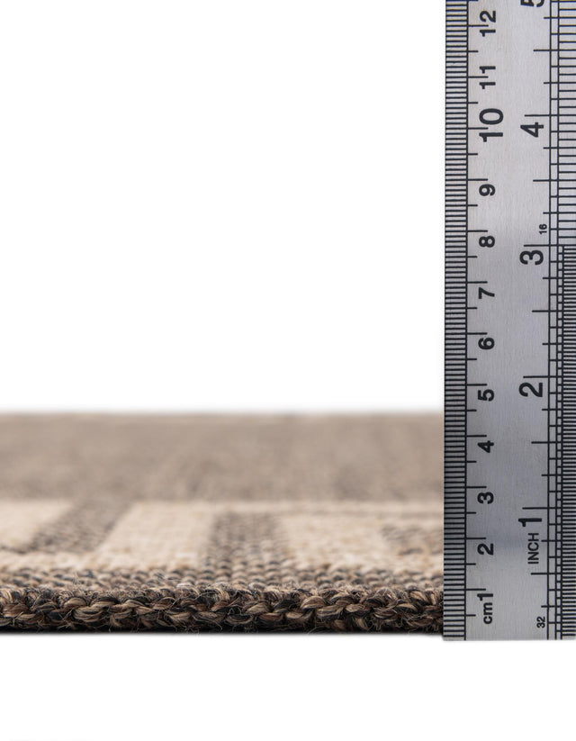 Brown 12' x 12' Dunes Square Area Rug 100% Polypropylene With Cotton Backing Carpet for Living, Dining, Office, Dorms, Bedrooms for Sale at Rug Engine