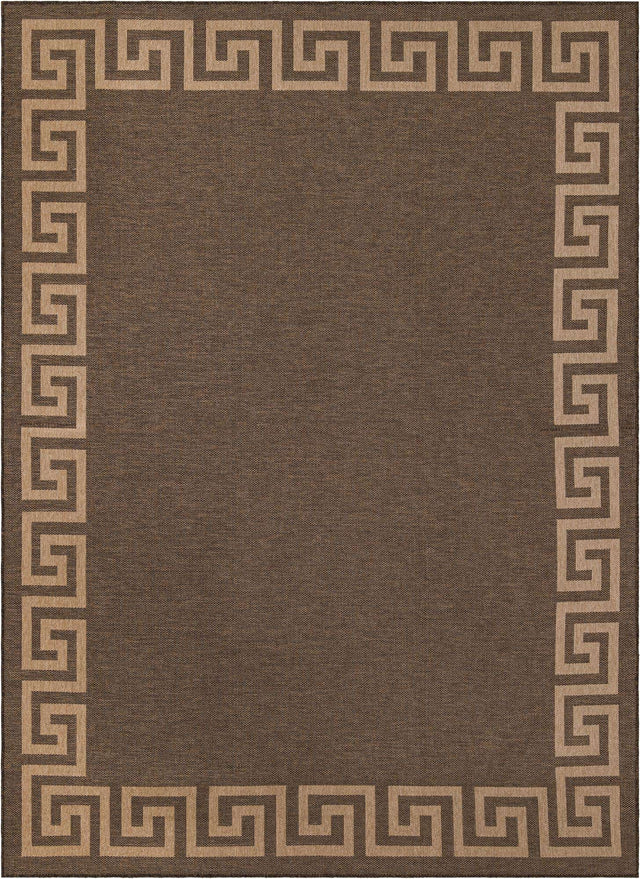 Brown 9' x 12' Dunes Rectangle Area Rug 100% Polypropylene With Cotton Backing Carpet for Living, Dining, Office, Dorms, Bedrooms for Sale at Rug Engine