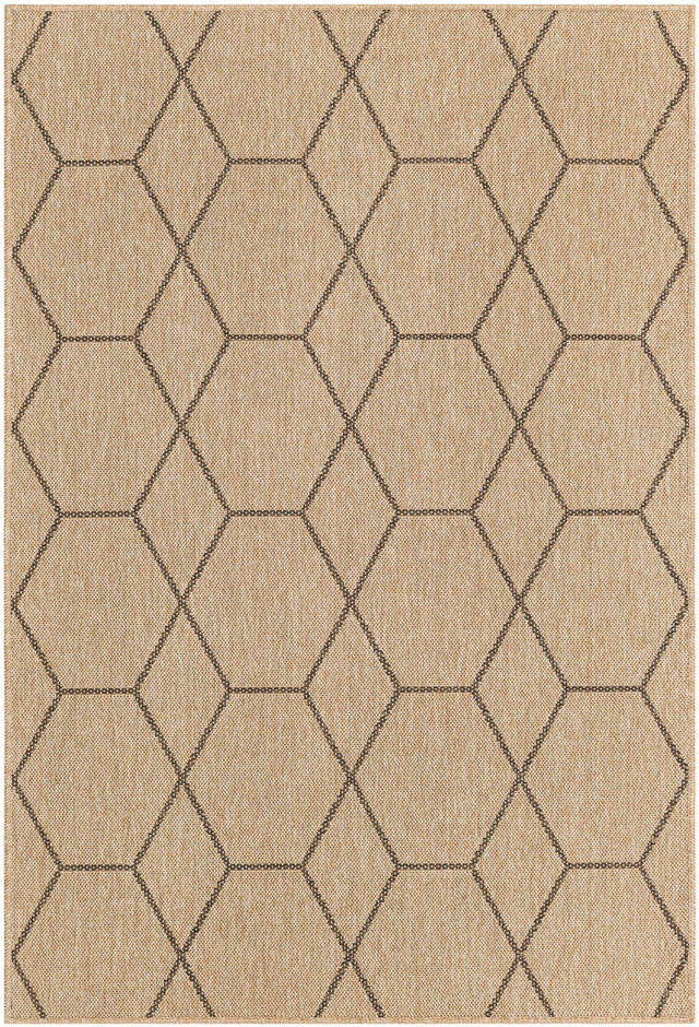 Natural 4' 3 x 6' 1 Dunes Rectangle Area Rug 100% Polypropylene With Cotton Backing Carpet for Living, Dining, Office, Dorms, Bedrooms for Sale at Rug Engine