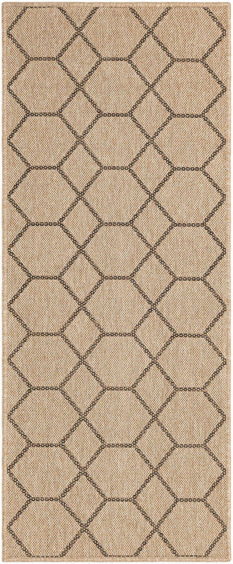 Natural 2' x 5' 3 Dunes Runner Area Rug 100% Polypropylene With Cotton Backing Carpet for Living, Dining, Office, Dorms, Bedrooms for Sale at Rug Engine