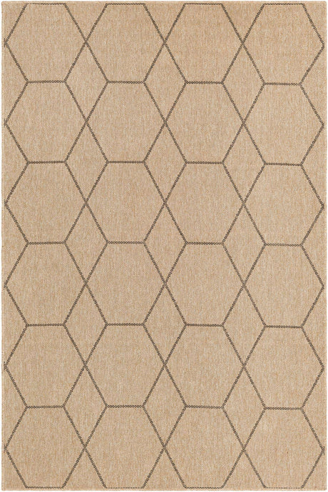 Natural 5' 5 x 8' Dunes Rectangle Area Rug 100% Polypropylene With Cotton Backing Carpet for Living, Dining, Office, Dorms, Bedrooms for Sale at Rug Engine