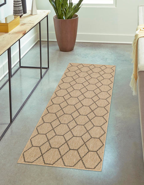 Natural 2' 9 x 12' Dunes Runner Area Rug 100% Polypropylene With Cotton Backing Carpet for Living, Dining, Office, Dorms, Bedrooms for Sale at Rug Engine