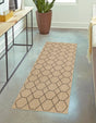 Natural 2' x 5' 3 Dunes Runner Area Rug 100% Polypropylene With Cotton Backing Carpet for Living, Dining, Office, Dorms, Bedrooms for Sale at Rug Engine