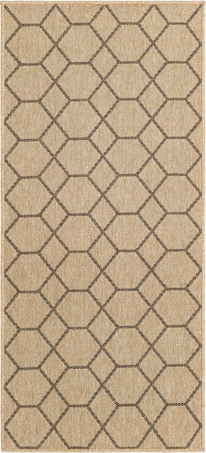 Natural 2' 9 x 6' 1 Dunes Runner Area Rug 100% Polypropylene With Cotton Backing Carpet for Living, Dining, Office, Dorms, Bedrooms for Sale at Rug Engine