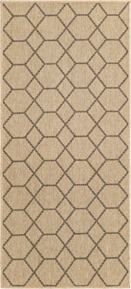 Natural 2' 9 x 6' 1 Dunes Runner Area Rug 100% Polypropylene With Cotton Backing Carpet for Living, Dining, Office, Dorms, Bedrooms for Sale at Rug Engine