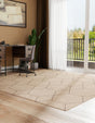 Natural 12' 2 x 12' 2 Dunes Square Area Rug 100% Polypropylene With Cotton Backing Carpet for Living, Dining, Office, Dorms, Bedrooms for Sale at Rug Engine