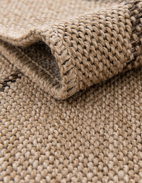 Natural 7' 10 x 7' 10 Dunes Square Area Rug 100% Polypropylene With Cotton Backing Carpet for Living, Dining, Office, Dorms, Bedrooms for Sale at Rug Engine