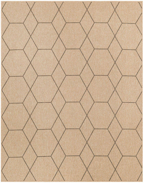 Natural 7' 10 x 10' Dunes Rectangle Area Rug 100% Polypropylene With Cotton Backing Carpet for Living, Dining, Office, Dorms, Bedrooms for Sale at Rug Engine