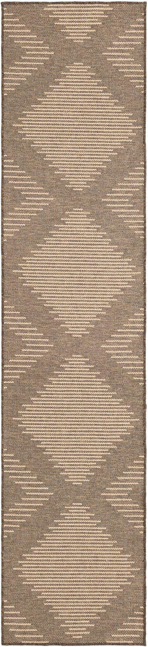 Brown 2' 9 x 12' Dunes Runner Area Rug 100% Polypropylene With Cotton Backing Carpet for Living, Dining, Office, Dorms, Bedrooms for Sale at Rug Engine