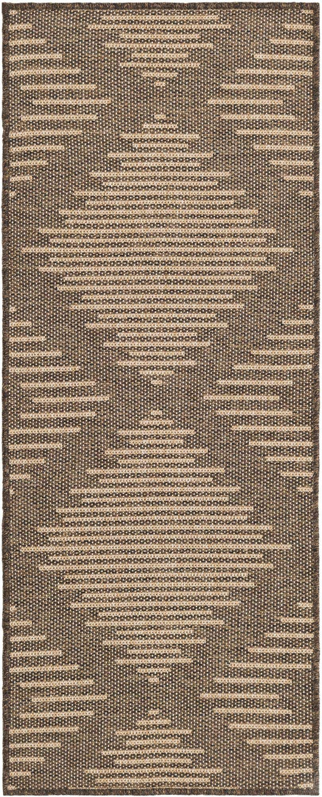 Brown 2' 2 x 5' 3 Dunes Runner Area Rug 100% Polypropylene With Cotton Backing Carpet for Living, Dining, Office, Dorms, Bedrooms for Sale at Rug Engine