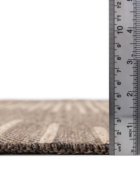 Brown 2' 2 x 5' 3 Dunes Runner Area Rug 100% Polypropylene With Cotton Backing Carpet for Living, Dining, Office, Dorms, Bedrooms for Sale at Rug Engine