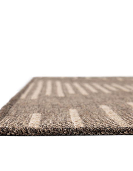 Brown 2' 9 x 8' Dunes Runner Area Rug 100% Polypropylene With Cotton Backing Carpet for Living, Dining, Office, Dorms, Bedrooms for Sale at Rug Engine
