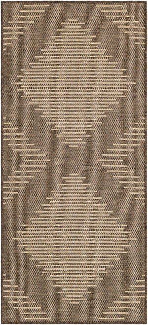 Brown 2' 9 x 6' 1 Dunes Runner Area Rug 100% Polypropylene With Cotton Backing Carpet for Living, Dining, Office, Dorms, Bedrooms for Sale at Rug Engine