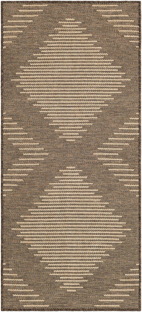 Brown 2' 9 x 6' 1 Dunes Runner Area Rug 100% Polypropylene With Cotton Backing Carpet for Living, Dining, Office, Dorms, Bedrooms for Sale at Rug Engine