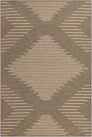 Brown 6' 1 x 9' Dunes Rectangle Area Rug 100% Polypropylene With Cotton Backing Carpet for Living, Dining, Office, Dorms, Bedrooms for Sale at Rug Engine