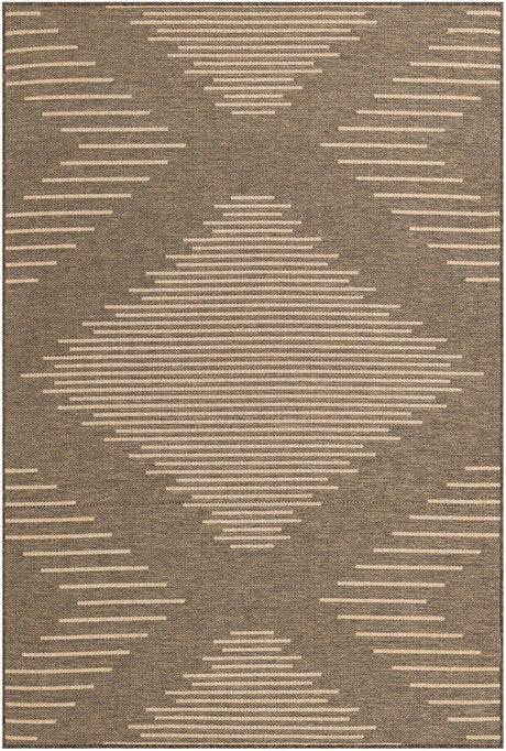 Brown 6' 1 x 9' Dunes Rectangle Area Rug 100% Polypropylene With Cotton Backing Carpet for Living, Dining, Office, Dorms, Bedrooms for Sale at Rug Engine