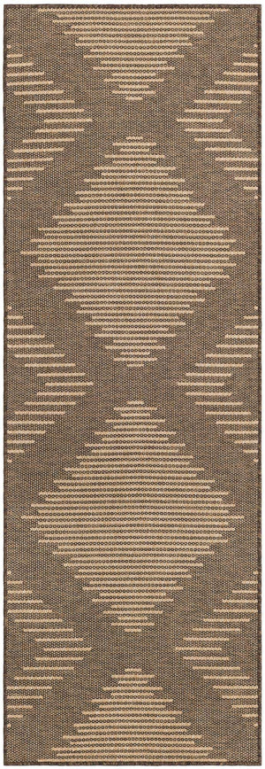 Brown 2' 9 x 8' Dunes Runner Area Rug 100% Polypropylene With Cotton Backing Carpet for Living, Dining, Office, Dorms, Bedrooms for Sale at Rug Engine