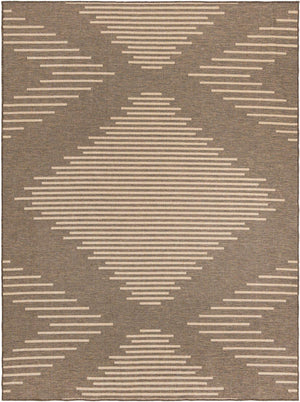 Brown 9' x 12' Dunes Rectangle Area Rug 100% Polypropylene With Cotton Backing Carpet for Living, Dining, Office, Dorms, Bedrooms for Sale at Rug Engine