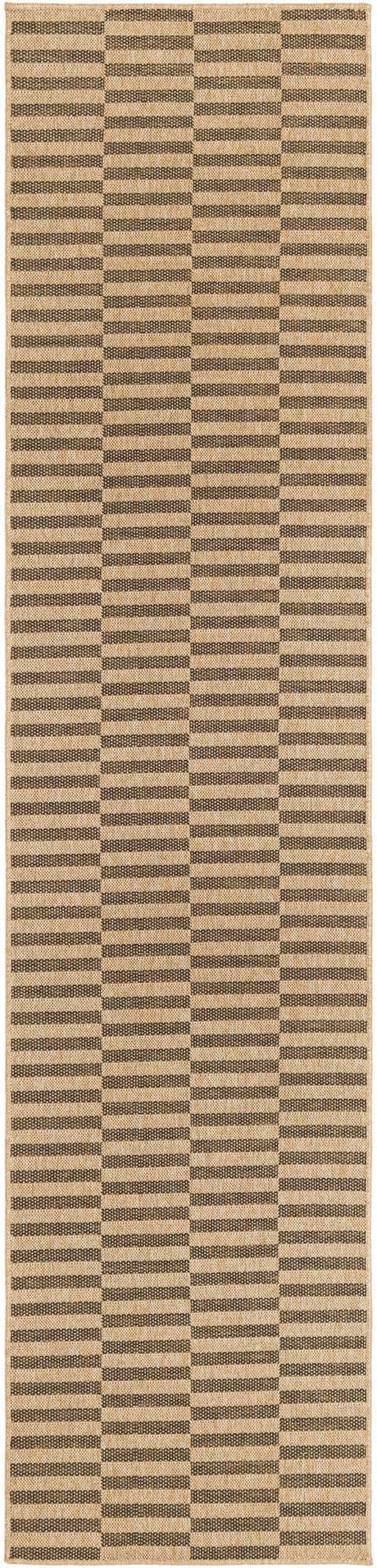 Natural and Brown 2' 9 x 12' Dunes Runner Area Rug 100% Polypropylene With Cotton Backing Carpet for Living, Dining, Office, Dorms, Bedrooms for Sale at Rug Engine