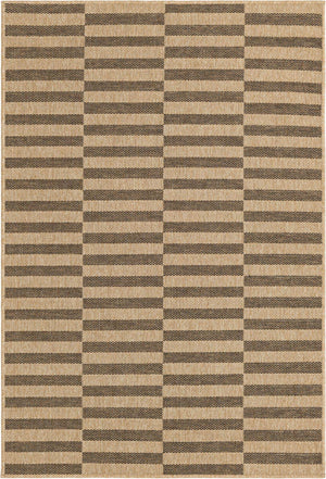 Natural and Brown 4' 3 x 6' 1 Dunes Rectangle Area Rug 100% Polypropylene With Cotton Backing Carpet for Living, Dining, Office, Dorms, Bedrooms for Sale at Rug Engine