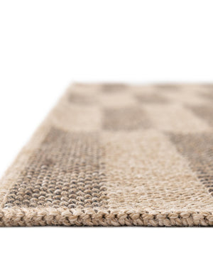 Natural and Brown 9' x 12' Dunes Rectangle Area Rug 100% Polypropylene With Cotton Backing Carpet for Living, Dining, Office, Dorms, Bedrooms for Sale at Rug Engine