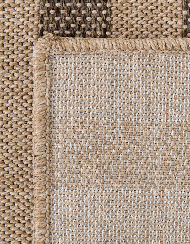 Natural and Brown 8' x 10' Dunes Rectangle Area Rug 100% Polypropylene With Cotton Backing Carpet for Living, Dining, Office, Dorms, Bedrooms for Sale at Rug Engine