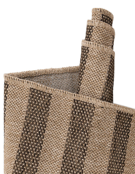 Natural and Brown 8' x 10' Dunes Rectangle Area Rug 100% Polypropylene With Cotton Backing Carpet for Living, Dining, Office, Dorms, Bedrooms for Sale at Rug Engine