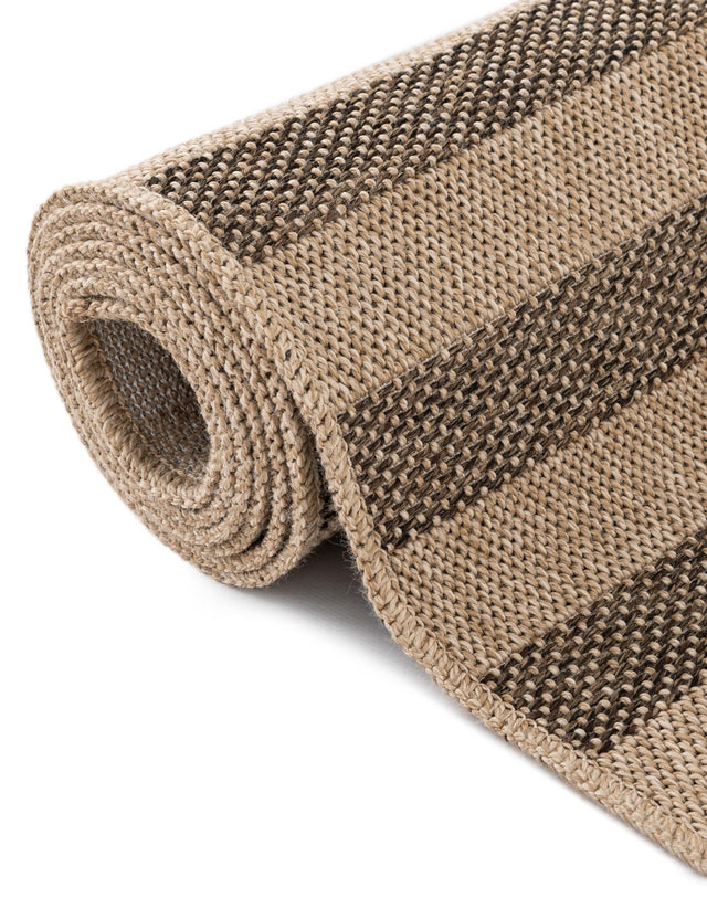 Natural and Brown 8' x 10' Dunes Rectangle Area Rug 100% Polypropylene With Cotton Backing Carpet for Living, Dining, Office, Dorms, Bedrooms for Sale at Rug Engine